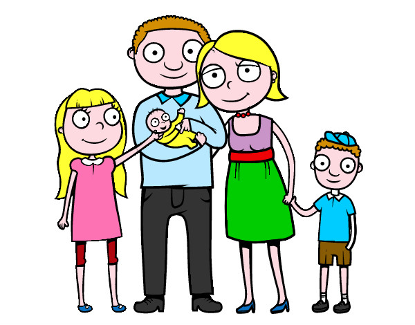 Dibujo Familia unida pintado por SofiaLeono