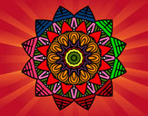 Dibujo Mandala frutal pintado por Sublime