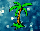 Dibujo Palmera tropical pintado por vicpaodie9