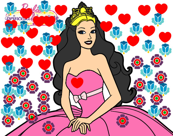 Dibujo Princesa cantante pintado por duart