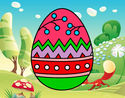 Dibujo Un huevo de Pascua pintado por daniela898