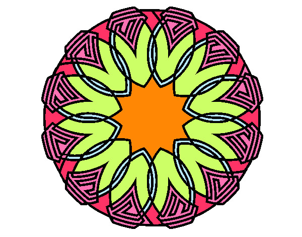 Dibujo Mandala 37 pintado por Sophiie