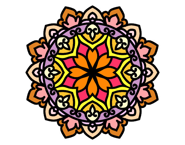 Dibujo Mandala celta pintado por Sophiie