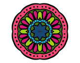 Dibujo Mandala mosaico pintado por bettybu