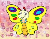 Dibujo Mariposa fantasía pintado por anasalazar