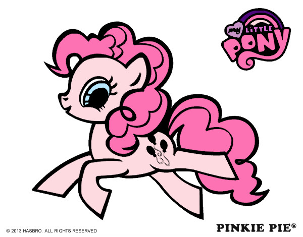 Dibujo Pinkie Pie pintado por pililabebe