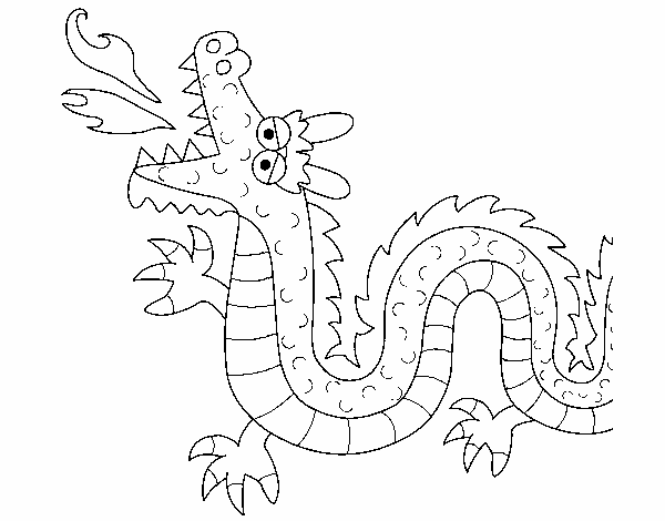 dibujo de dragon