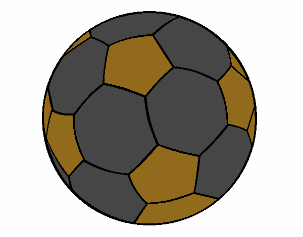 Dibujos de pelotas de fútbol pintados y coloreados por 