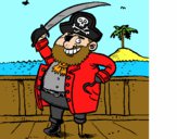 Dibujo Pirata a bordo pintado por karenivan