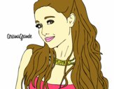 Dibujo Ariana Grande con collar pintado por derth