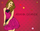 Dibujo Ariana Grande pintado por wuilsanis