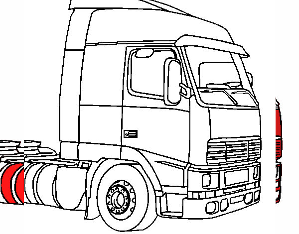 Dibujo Camión 5 pintado por SKX176