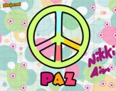 Dibujo Círculo de la paz pintado por Nikki-Airi