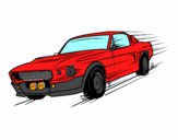 Dibujo Mustang retro pintado por Nikki-Airi