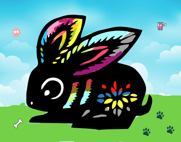 Dibujo Signo del conejo pintado por Nikki-Airi