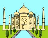 Dibujo El Taj Mahal pintado por carlito1