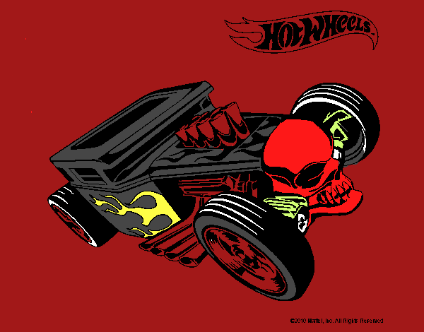 Dibujo Hot Wheels 8 pintado por tilditus