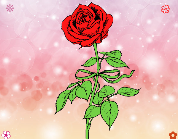 Dibujo de Una rosa pintado por en Dibujos.net el día 09-05-15 a las 16: