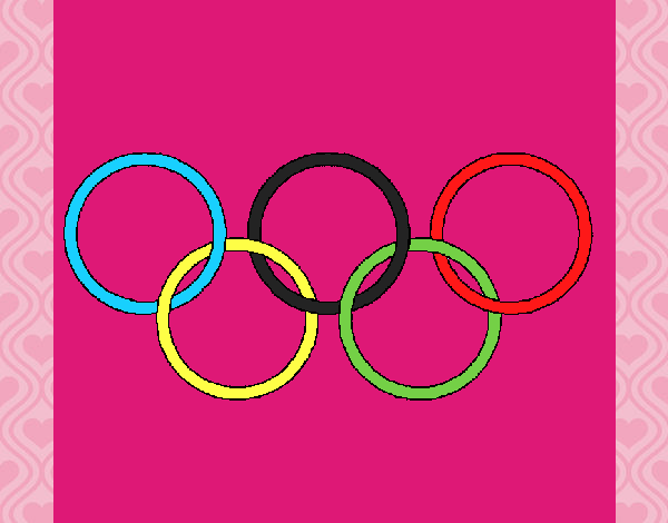 Dibujo Anillas de los juegos olimpícos pintado por Filippo