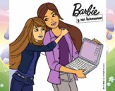 Dibujo El nuevo portátil de Barbie pintado por nathaly23