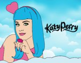 Dibujo Katy Perry pintado por alesita08