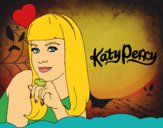 Dibujo Katy Perry pintado por colorista