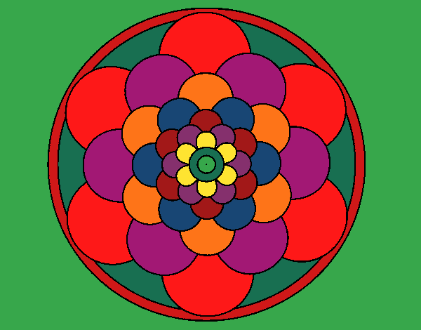 Dibujo Mandala 22 pintado por tilditus