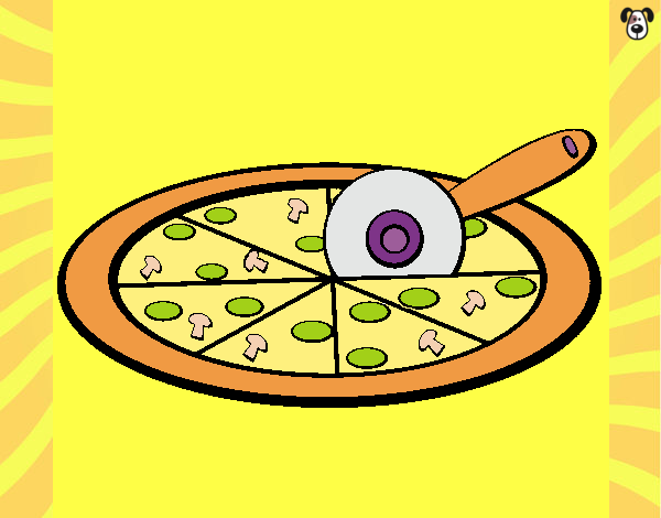 Dibujo Pizza pintado por Filippo
