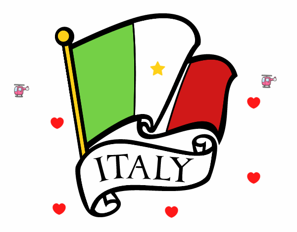 Dibujo Bandera de Italia pintado por AnaStones