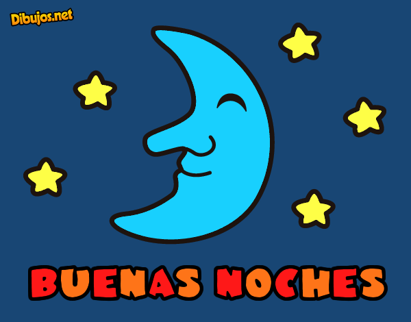 Dibujo Buenas noches pintado por natachita8