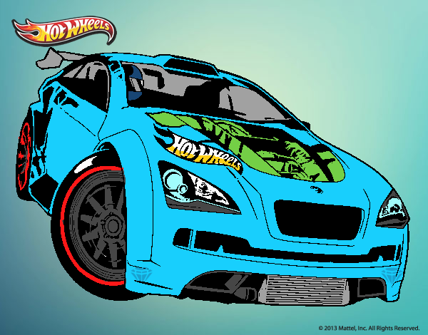 Dibujo Hot Wheels Megane Trophy pintado por tilditus