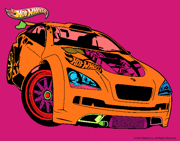 Dibujo Hot Wheels Megane Trophy pintado por tilditus