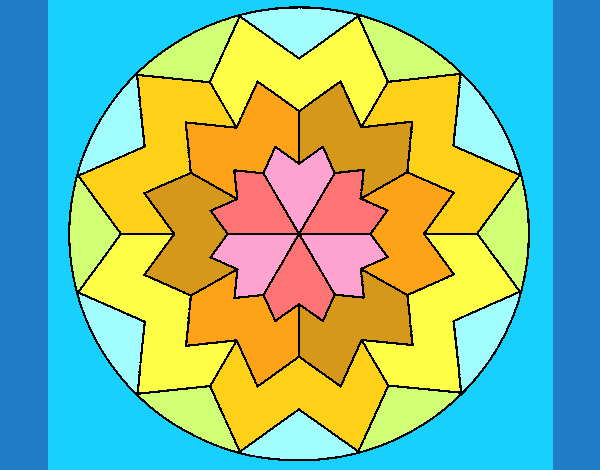 Dibujo Mandala 29 pintado por tilditus