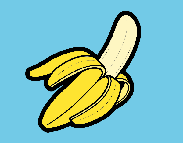 Dibujo Plátano pintado por AnaStones