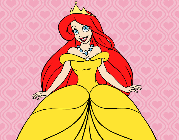 Dibujo Princesa Ariel pintado por AnaStones