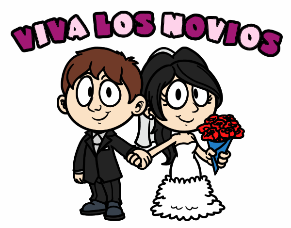 Dibujo Viva los novios pintado por tilditus