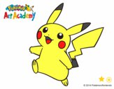 Dibujo Pikachu en Pokémon Art Academy pintado por pokemero12