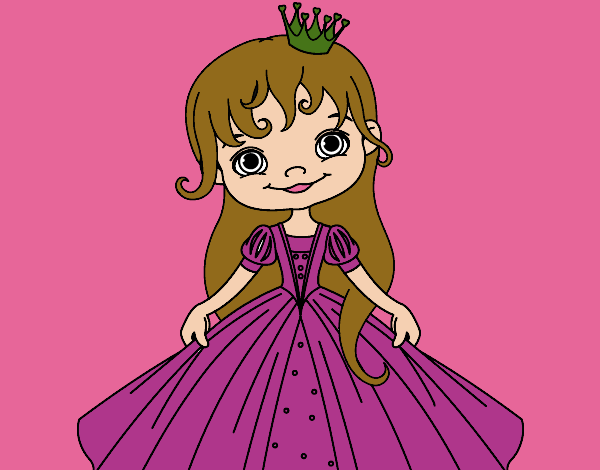 Dibujo Princesita pintado por tilditus