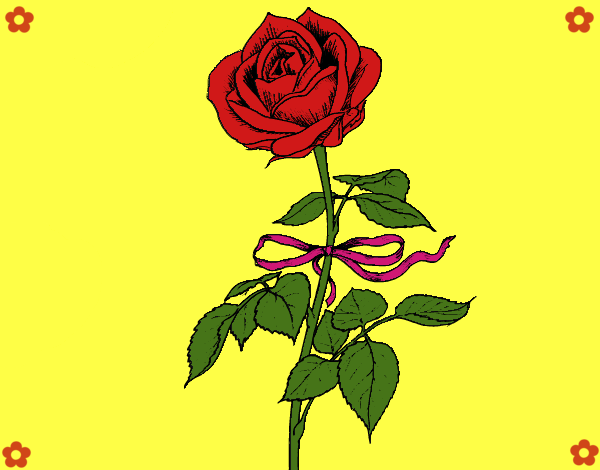 Dibujo Una rosa pintado por Desi11