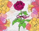 Dibujo Una rosa pintado por luisanick