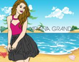 Dibujo Ariana Grande pintado por kevin4567