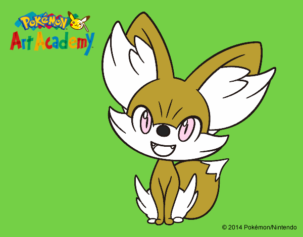 Dibujo Fennekin pintado por DEMIAN4