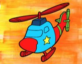 Dibujo Helicóptero con una estrella pintado por SantiagoC