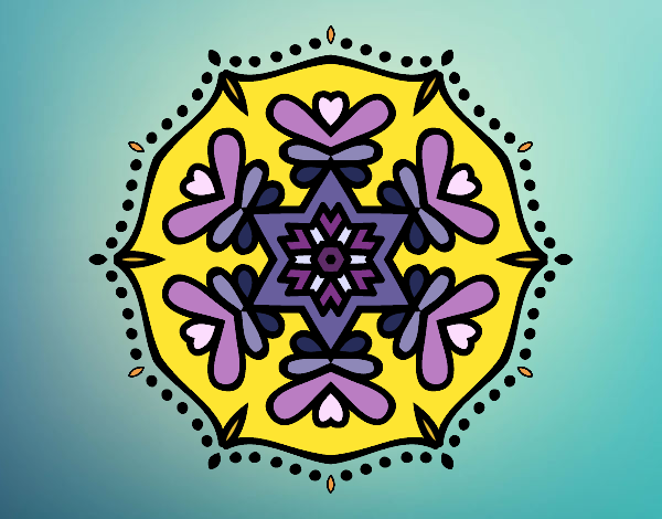 Mandala simétrica