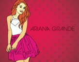 Dibujo Ariana Grande pintado por demetria