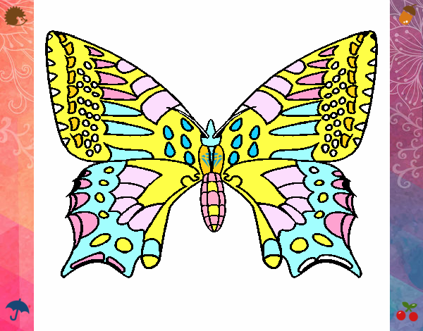 Dibujo Mariposa 5 pintado por audora