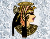 Dibujo Perfil de Cleopatra pintado por r5melo