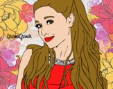 Dibujo Ariana Grande con collar pintado por tilditus