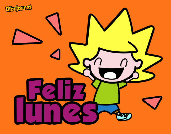 Dibujo Feliz lunes pintado por tilditus