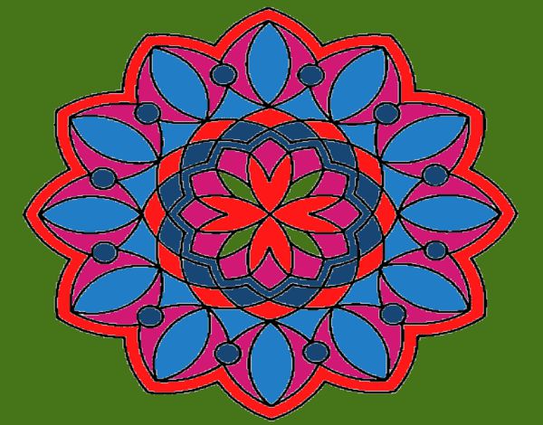 Dibujo Mandala 20 pintado por tilditus